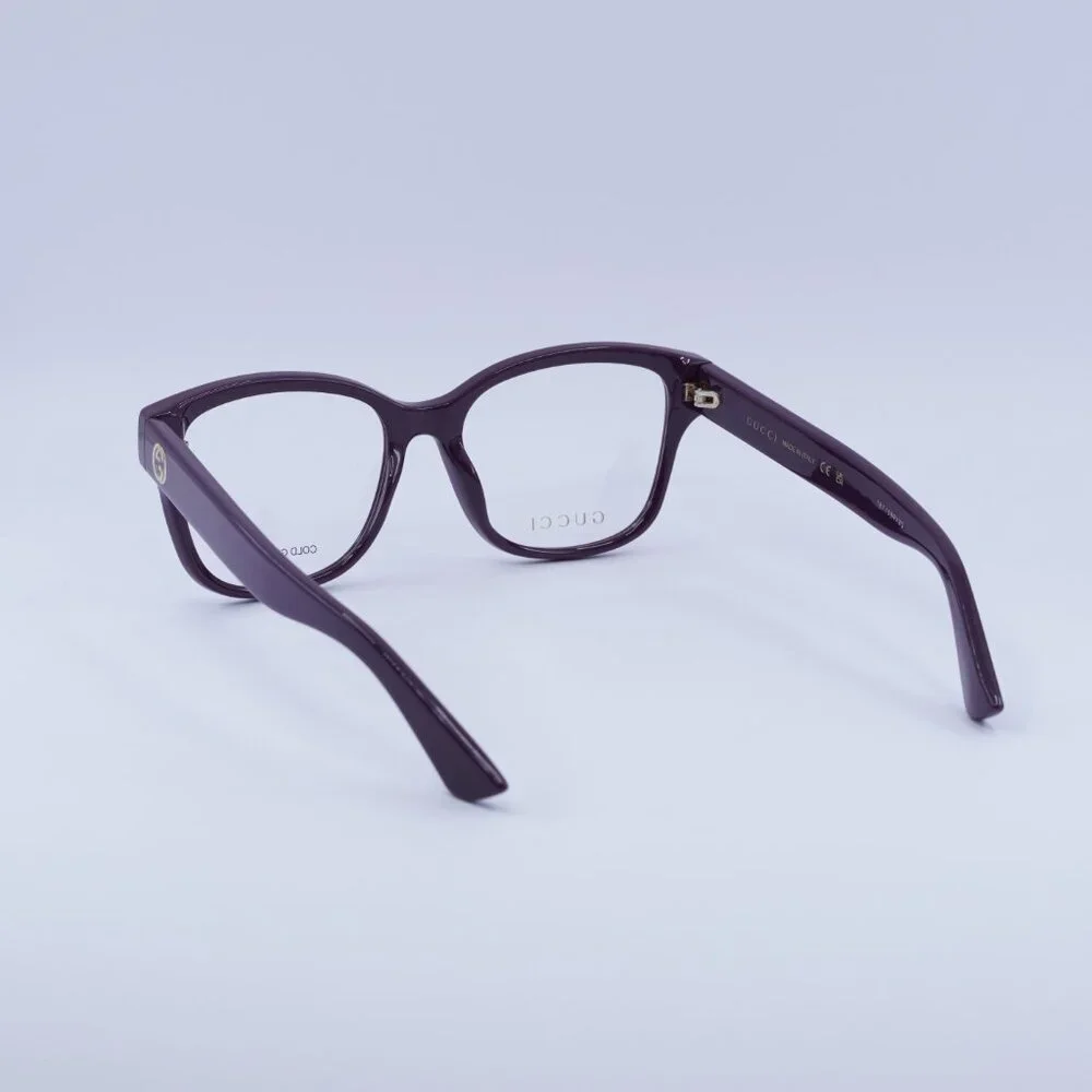 🕶️ New Gucci GG1340O 004 Eyeglasses - Burgundy Frame - Picture 9 of 10